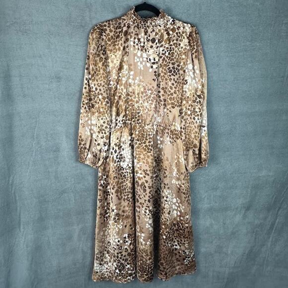 Ann Taylor Dresses & Skirts - Ann Taylor Dress Women Extra Large Brown Midi Party Holiday Career Quiet Luxury